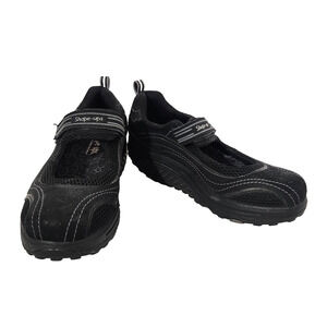 Skechers Shape-ups Womens 8 Black Mary Jane Rocker Bottom Toning Sneakers 11807